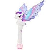 Large Wings Unicorn Bubble Wand with Lights and Music